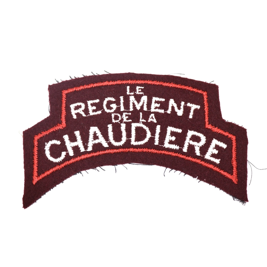 Title Le regiment de la Chaudiere Canadien