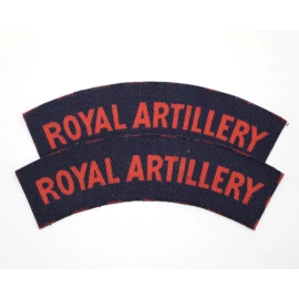Titles Royal Artillery British Army