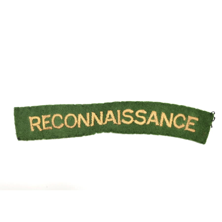 Title Reconnaissance  British Army