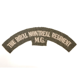 Title The Royal Montreal Regiment  M.G. Canadien