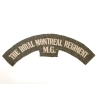 Title The Royal Montreal Regiment  M.G. Canadien